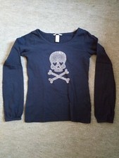 H&M Sweatshirt Totenkopf  Gr