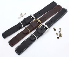 22mm PILOT AVIATOR LUFTWAFFE WW STYLE f CHRONOGRAPHEN MILITARY WATCH BAND Mod2