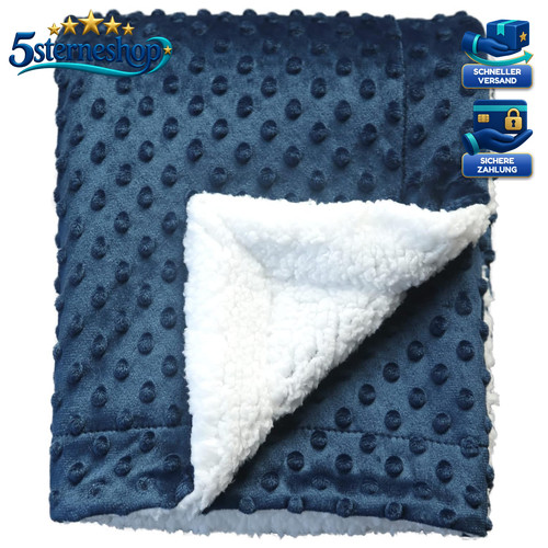Babydecke sherpa kuschelig - sherpa,