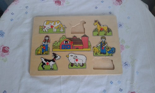 Holzpuzzle farm bauernhof - holzpuzzle,, farm,