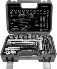 Knarrenkasten Ratschenkasten Set 12Kant 1/4 & 3/8 Nuss Torx Bits Satz 4-21 XZN