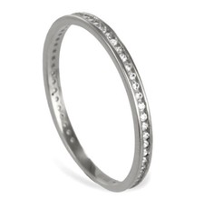 ECHT WEIßGOLD *** Zirkonia