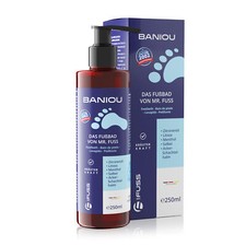 Mr. Fuss® BANIOU Fußbad Badezusatz Kräuter Badeöle Fusspflege Schaumbad 250ml