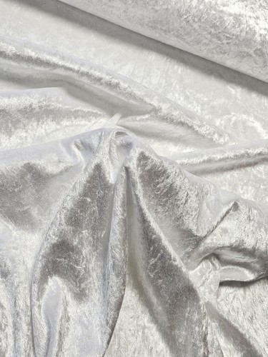 Pannesamt weiss 140cm - 1m, breit