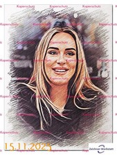 Adele--016- -Druck auf Postkarte ohne Autogramm