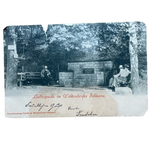Postkarte woltersdorf schleuse - postkarte,