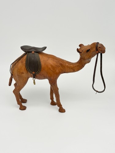 Vintage kamel figur leder - vintage,