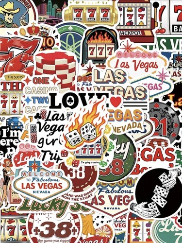 50x las vegas sticker - 50x, set