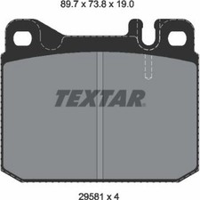 Textar 2958105 Bremsbelagsatz für MERCEDES BENZ UNIMOG