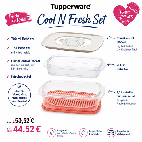 Tupperware cool fresh set - tupperware,