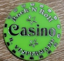 Ehrenkarte,Fahrchip,Kirmes,Gewinnchip, Rock' N Roll (Grün) Firma R.Vespermann
