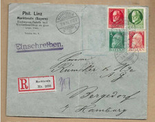 Los   vom  26.09  Heimatbeleg  Marktzeuln nach Bergedorf  1914