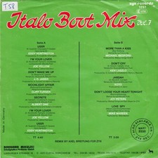 Vinyl Single : Italo Boot Mix Vol.7 - Titel siehe Bild