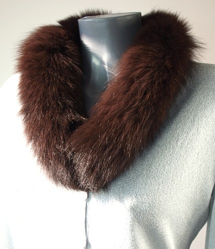 Pelz schal blaufuchs boa - pelz, loop
