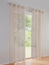 Vorhang beige 135 x 175 cm Heine Dekostore Leinen-Optik 1tlg. Ösen (2) 1.7710