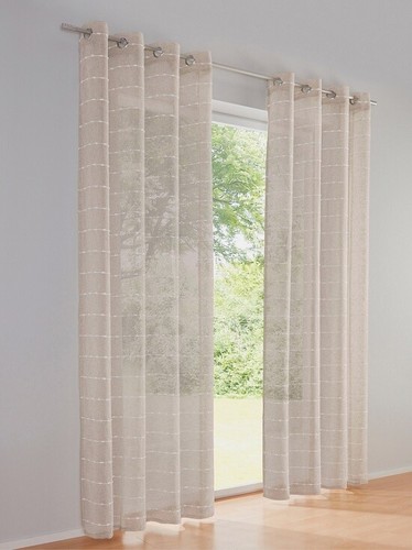 Vorhang grau 135 175 cm - grau,