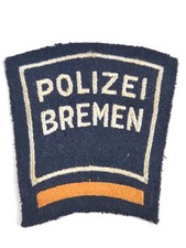 Ärmelabzeichen der Polizei Bremen " Polizei- Kommissar "