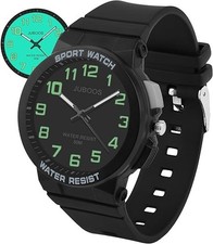 Armbanduhr, Kinderuhr, Jungen Mädchen Analog Quartz Wasserdicht Sports 7-16 Jahr