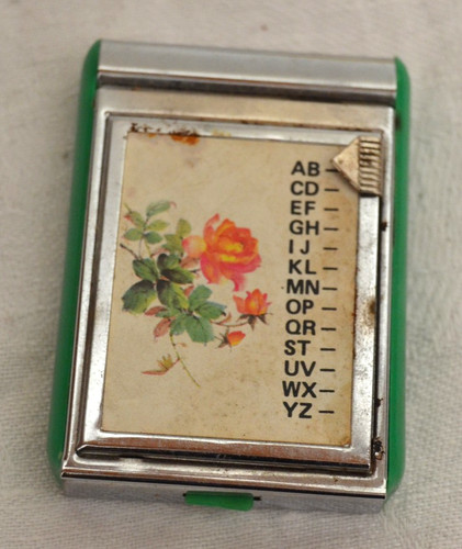 Altes klapp etui alphabet - klapp-etui,