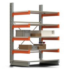 Kragarmregal, einseitig