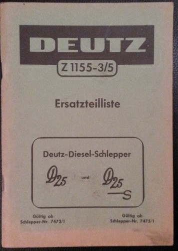 Deutz schlepper d25 s - +,