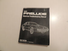 Honda Prelude BA4 2.0 SOHC DOHC 2.1 DOHC 1990 Electrical troubleshooting manual
