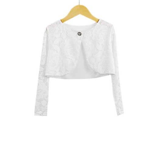 Mädchen elfenbein bolero - mädchen,