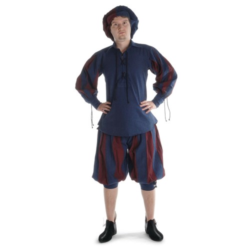 Landsknecht hemd zweifarbig - hemd,