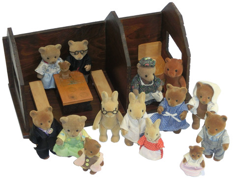 Sylvanian families bear - bear, family