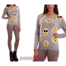Emoticons Damen Pullover Pulli