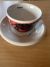 4 Kaffeetassen mit Untertasse