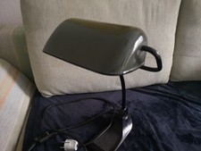 Bünte Und Remmler Banker Lamp  Design Leuchte Vintage Grün Emaille 