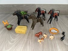 Playmobil Pferde mit Sattel