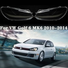 Pair Clear Headlight Glass