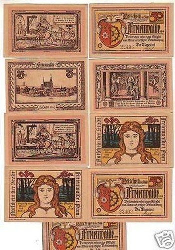Banknoten notgeld der - notgeld,