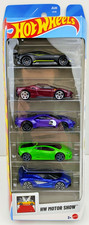 Hot Wheels 5 Pack Ferrari SF90 Stradale Lamborghini HW Motor Show 2025  NEU OVP