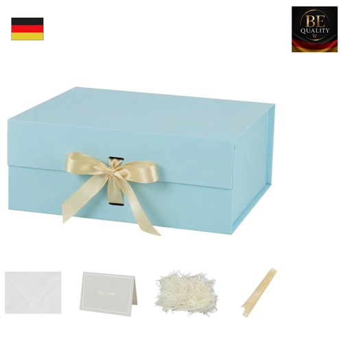 Blau magnetische geschenkbox - blau,