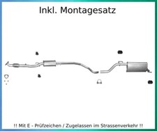 Auspuffanlage für Opel Corsa