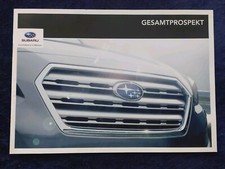 Subaru Programm Prospekt 3.2015 XV Forester Outback WRX STi BRZ Impreza
