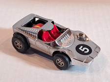 Darda Motor Rennwagen #5 Auto Race silber Metall Serie 10