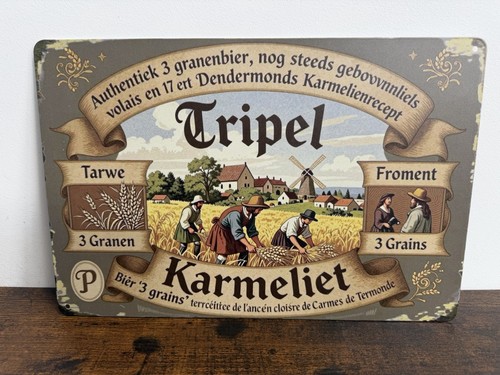 Triple karmeliet bier metall - triple,