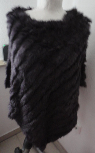 Pelzponcho echt poncho pelz - pelzponcho,