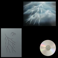 Schablone Blitze 2 Airbrush Schablonen  # 037 & AnleitungsCD