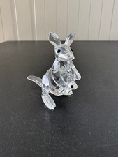 Swarovski Figur "Känguru mit Baby" , Höhe: 5,6 cm.