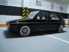 1:18 VW Golf 1 Tiefer Tuning mit 16 Zoll BBS Echt Alu Felgen