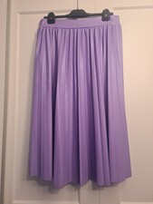 Veganer Faltenlederrock