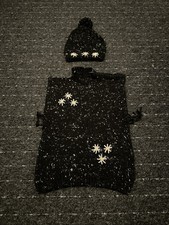 Kinder Poncho mit Mütze 2