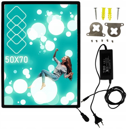 Led leuchtrahmen schwarz - leuchtrahmen, b2