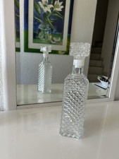 Kristall Dekanter Für Cognac Whisky oder Liköre Deko Flasche Glas Karaffe