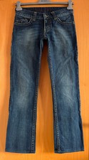 TOMMY HILFIGER DAISY REGULAR LOW WAIST LEG JEANS HOSE Größe W30/L30 in Blau